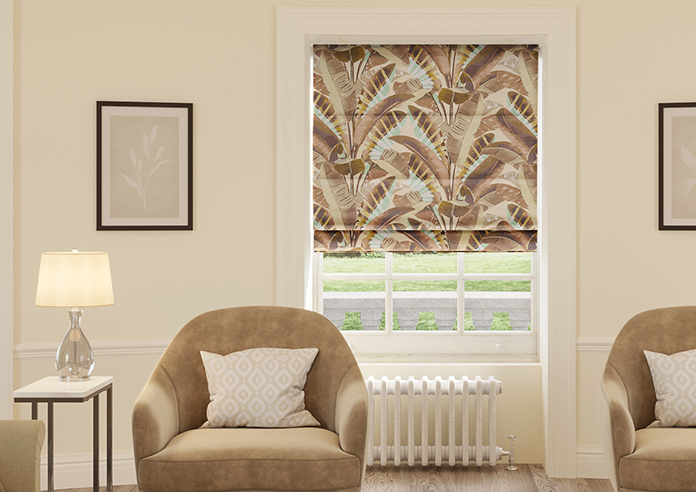 Rodeo Drive, Fawn - Twist&Fit Roman Blind - Image 3